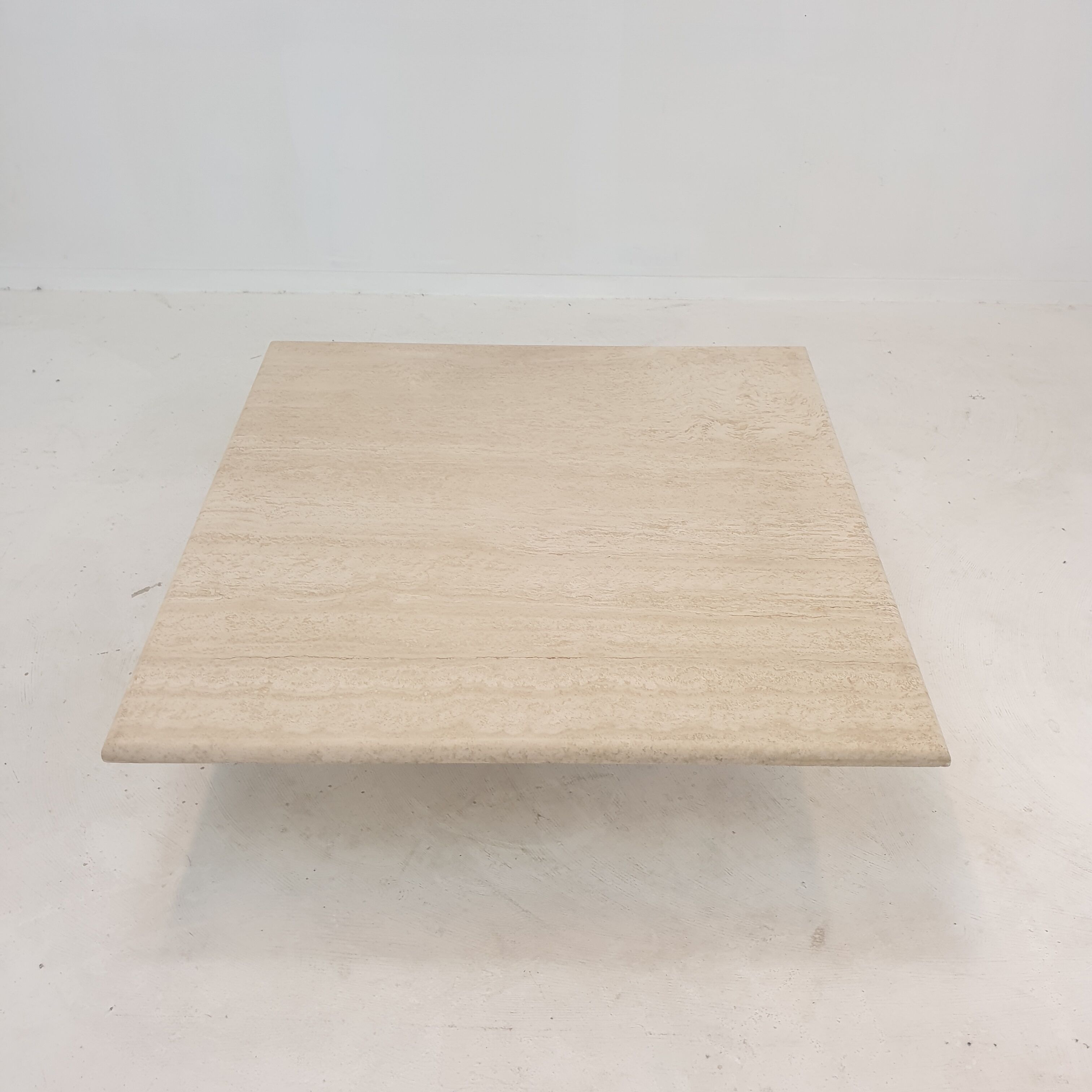 Italian Travertine Coffee Table, 1980's