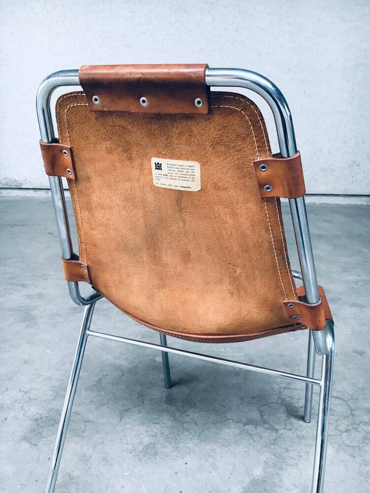 Italian Les Arcs Dining Chairs by Charlotte Perriand, 1960s, Set of 4