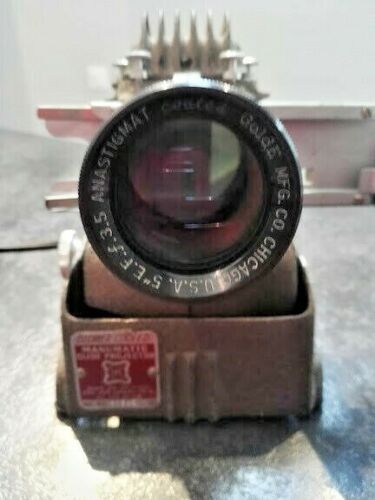 Old slide projector origin usa golde manumatic 1950