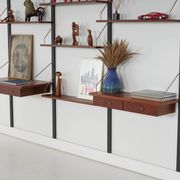 PS System Modular Shelving – Teak Veneer, Danish Design, 1970s
