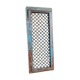 Miroir fenêtre grillagée en teck birman