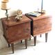 Pair of vintage bedsides