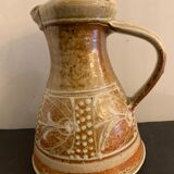 Signed ceramic pitcher or decanter