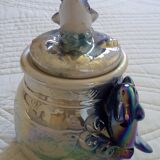Bathroom porcelain dolphin pearl pot