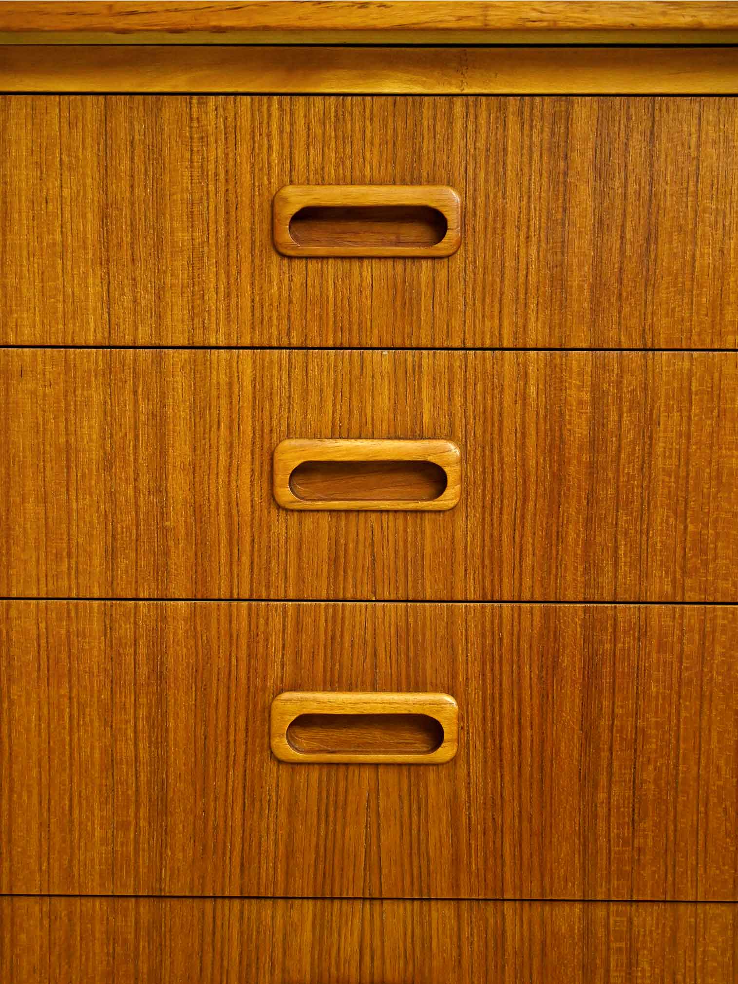 Scandinavian 1960s desk with drawers