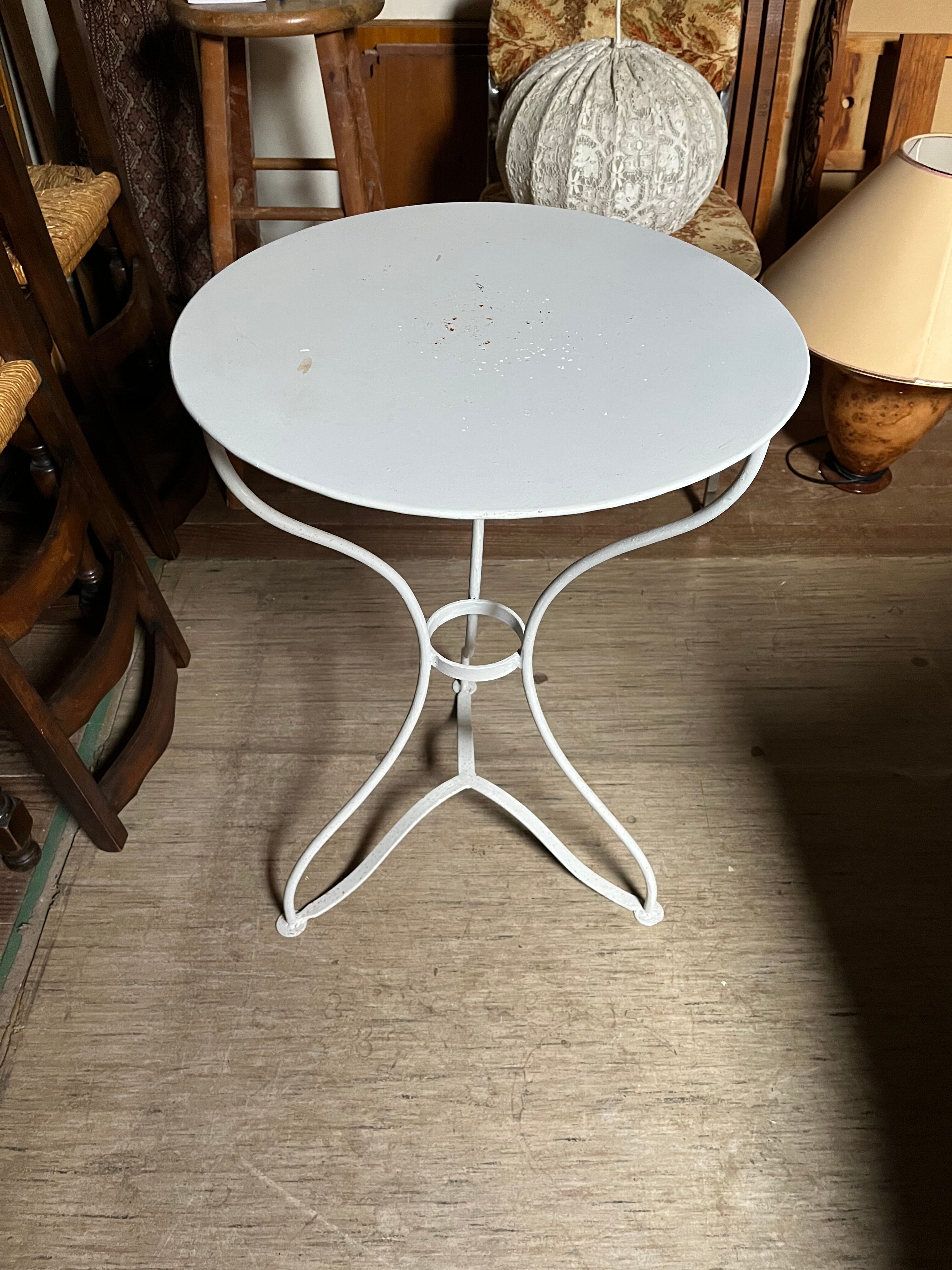 Antique metal table
