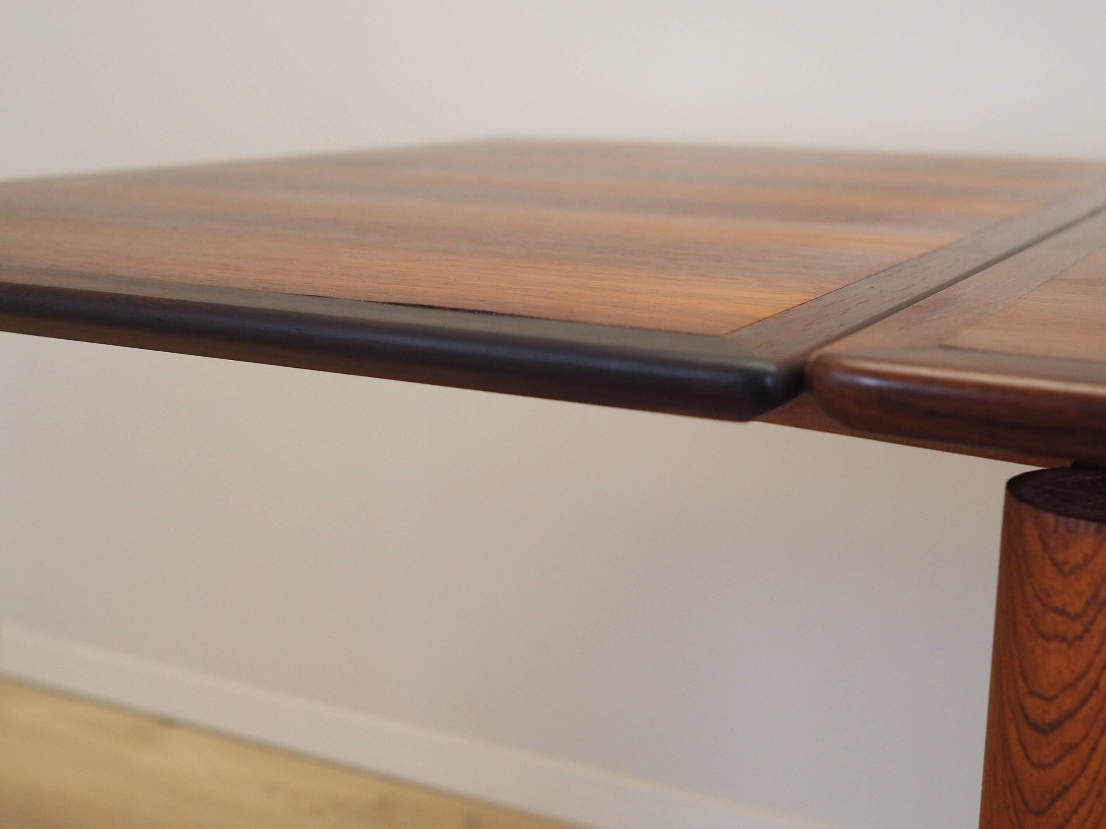 Rosewood table, Danish design, 1970s, production: Denmark