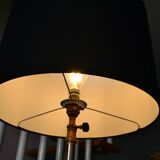 Vintage tripod floor lamp in gold-plated brass