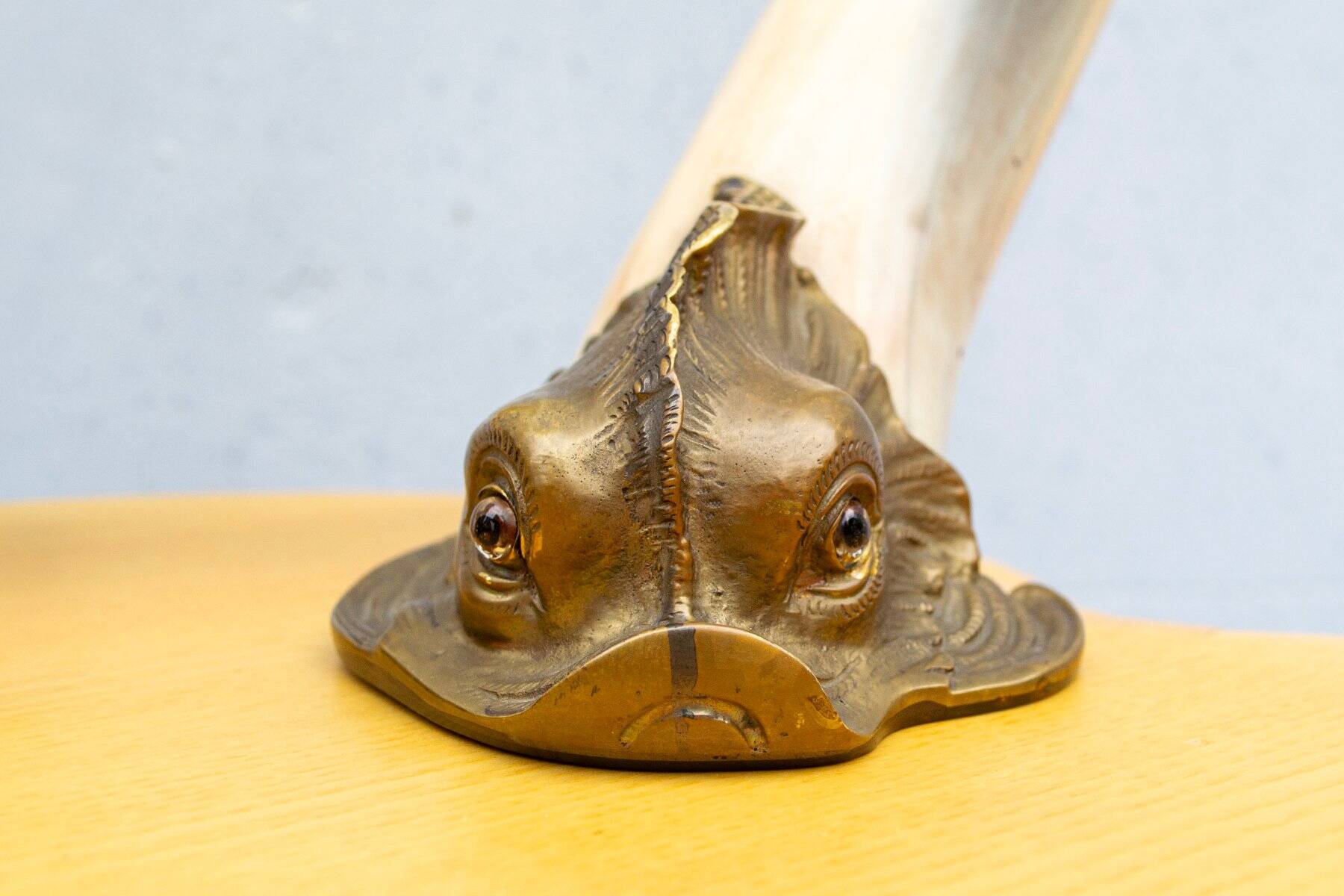 Portacandele a forma di pesce di Hauy Pouigo, Firenze, Italia, anni '70, set of 2