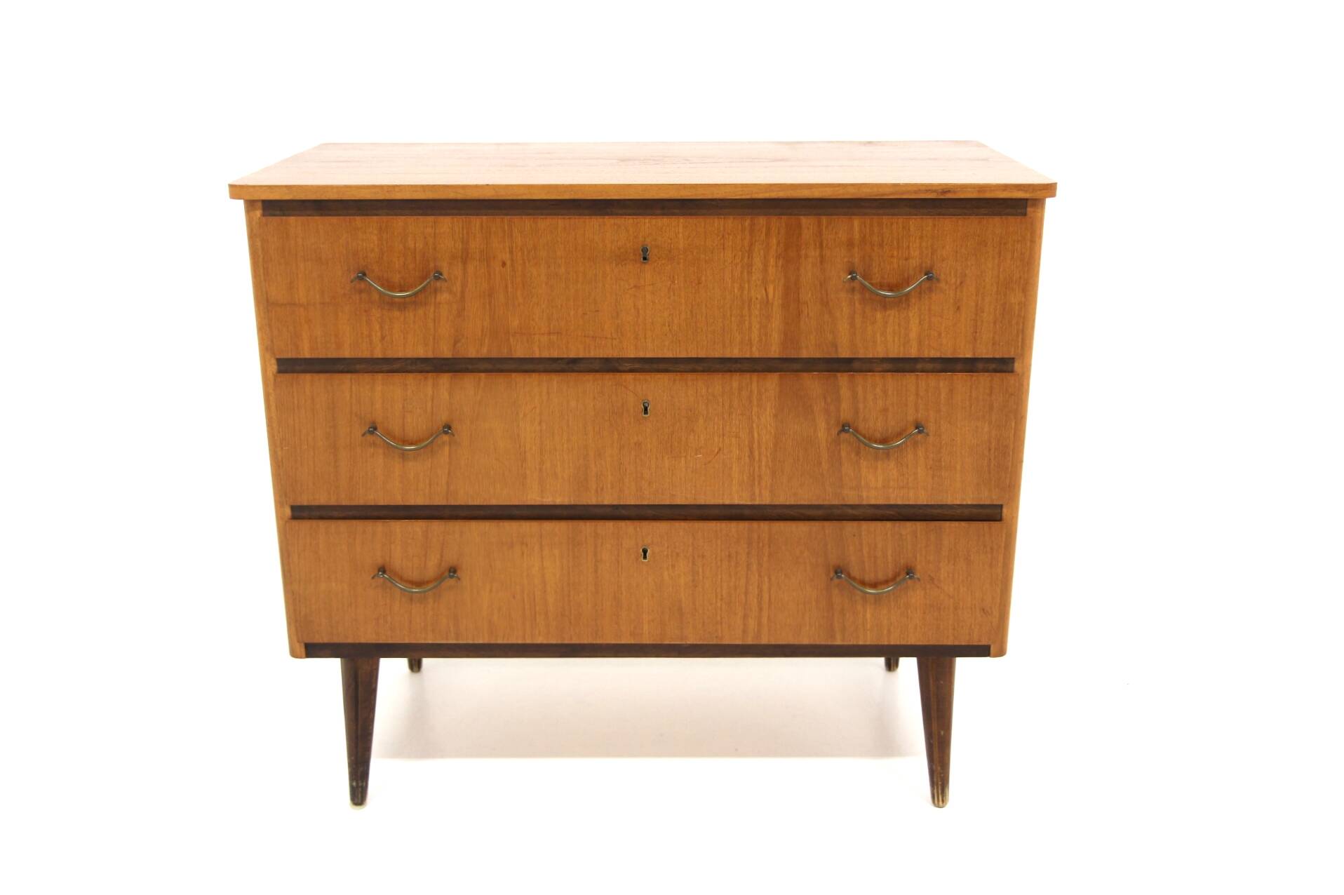 Scandinavian teak chest of drawers, Sweden, 1950