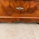 French Louis-Philippe style commode in walnut burl.