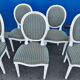 Set of 6 Louis XVI style Medallion chairs