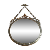 Louis XVI Round Mirror 35x73cm