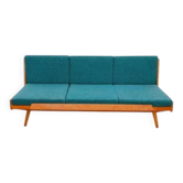 Sofabed pliant du milieu du siècle par Drevotvar, années 1970, Tchécoslovaquie