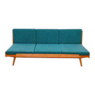 Mid-century folding sofabed by Drevotvar, 1970s, Czechoslovakia