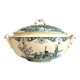 Large Salins ironware soup tureen, "Delft" service