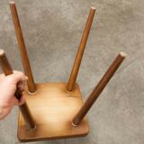 Scandinavian beech square 1960