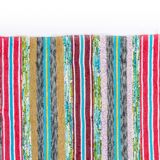 Scandinavian hand woven rag rug - gallery rug. 343/358 x 76 cm