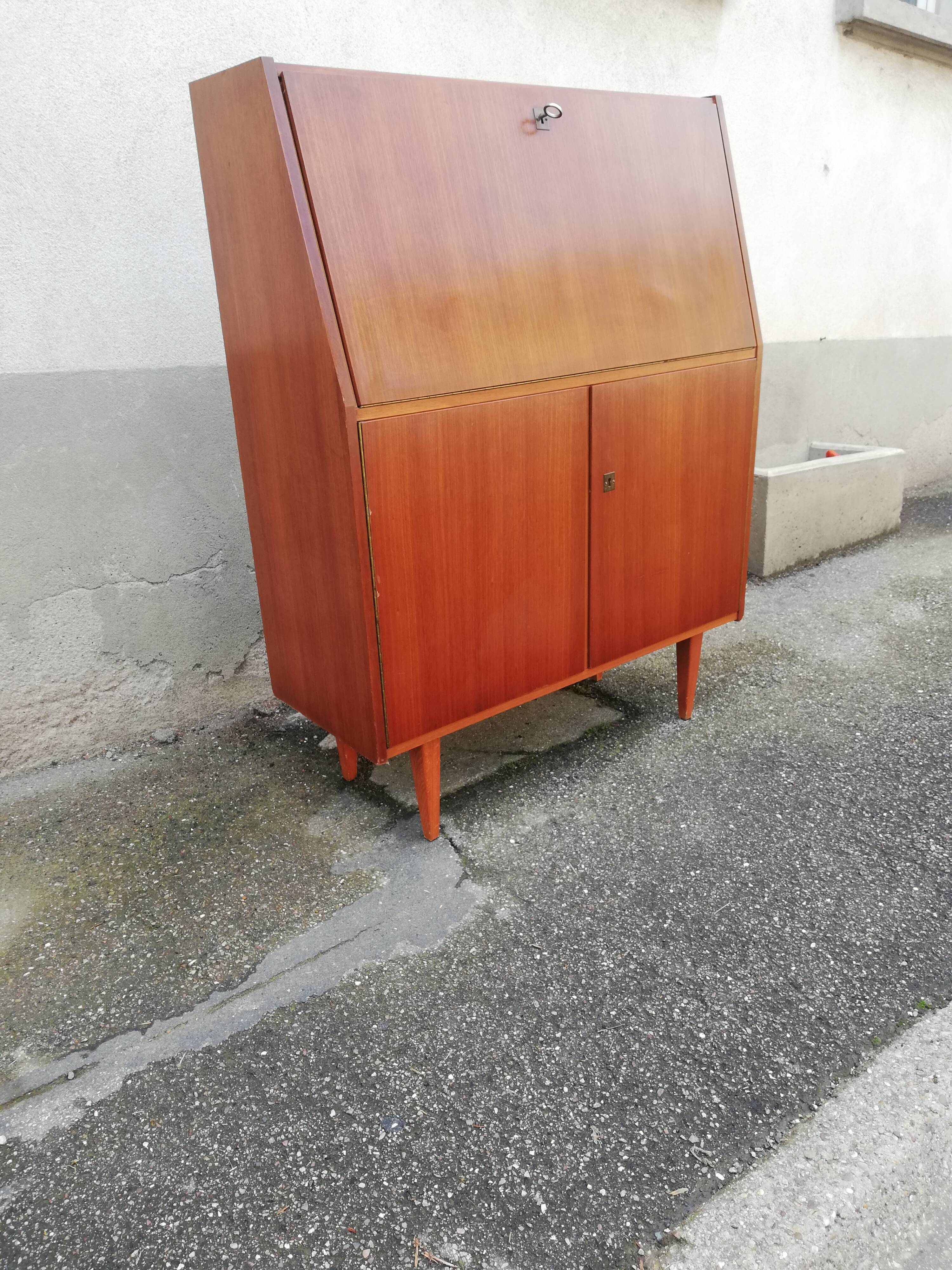 Vintage secretary 2 doors 1 flap