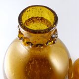 Bubble glass carafe amber from the 50 / 60