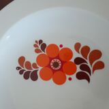 Assiette vintage coldtitz orange