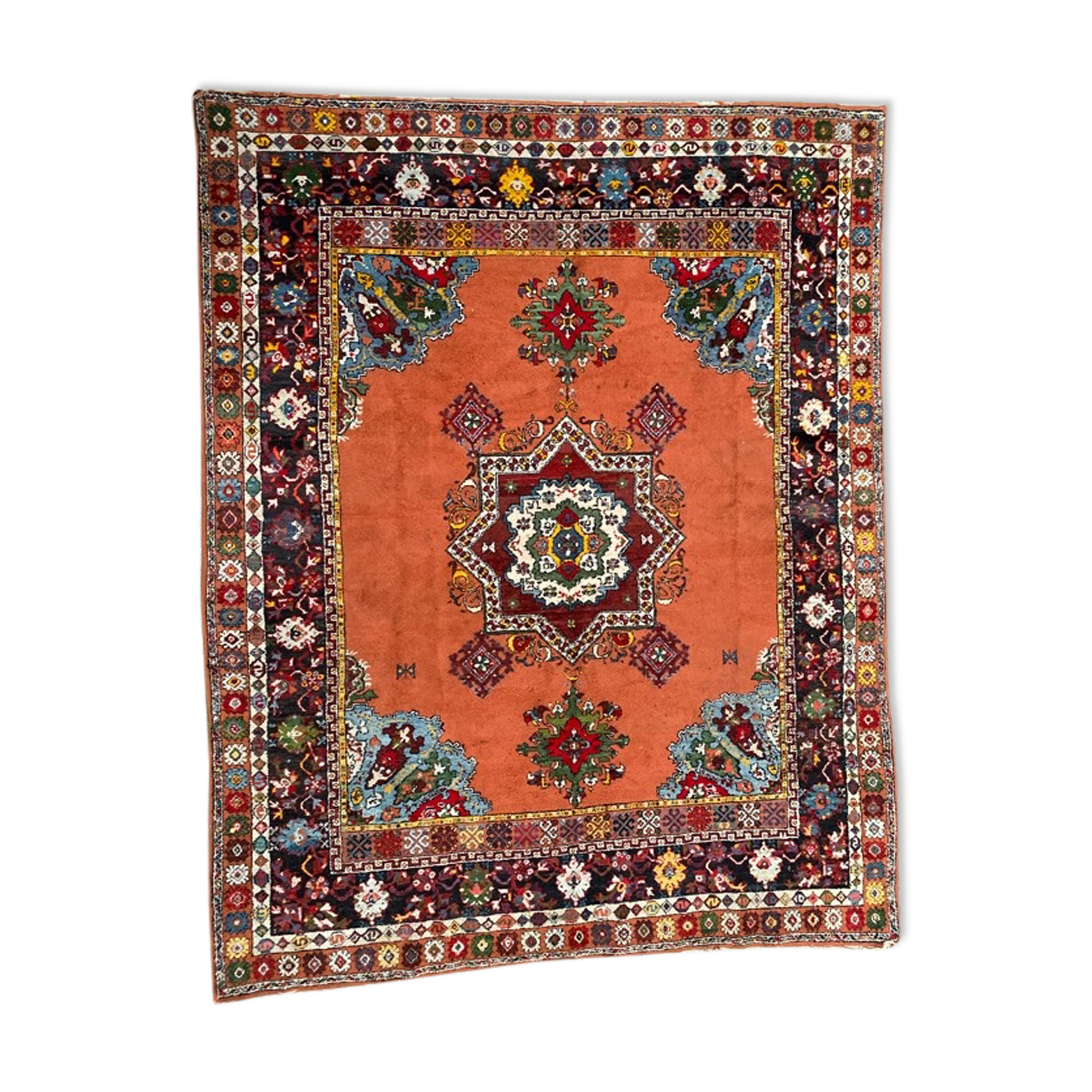 Large old Moroccan carpet Berbere 315x396 cm