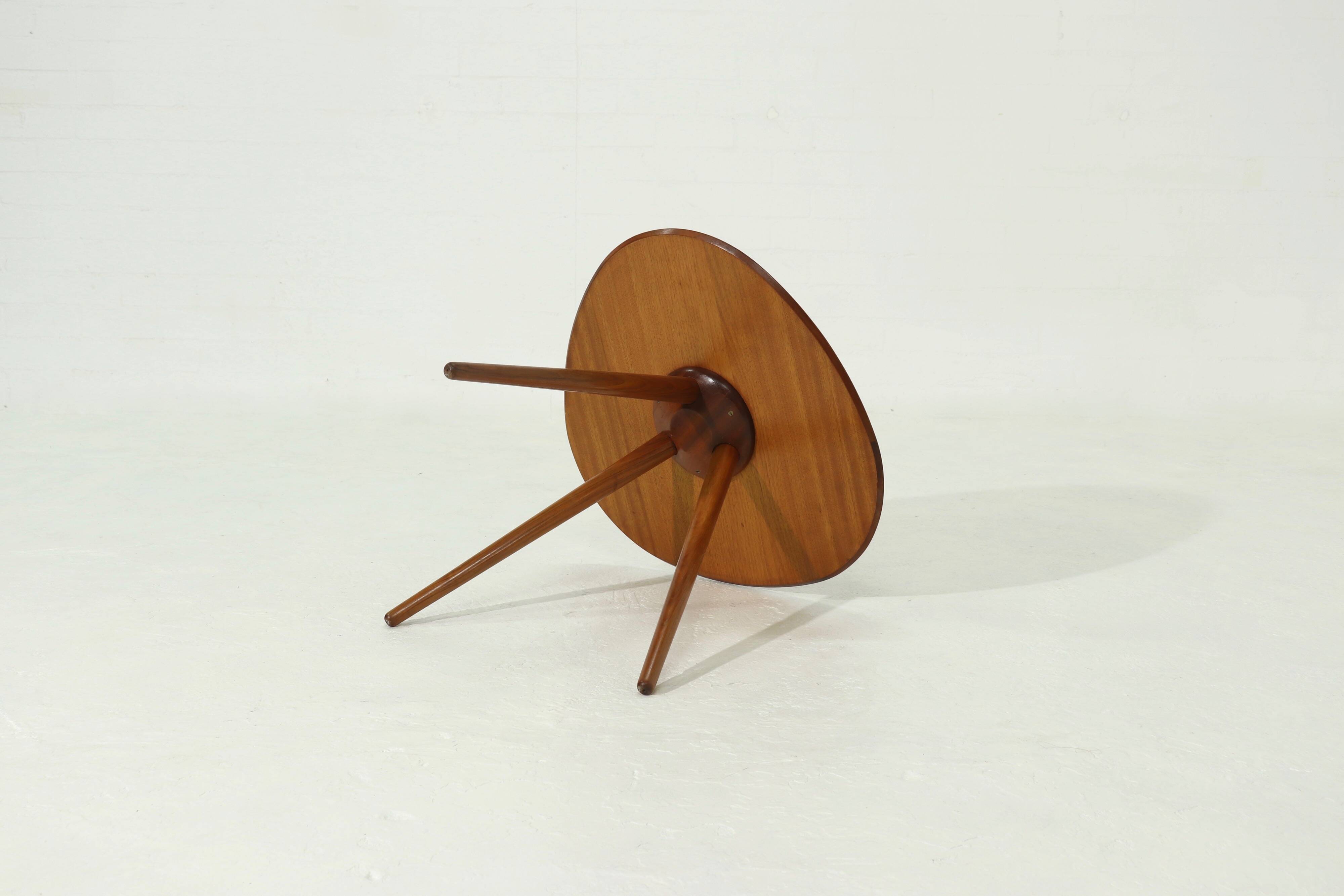 Sculptural Side Table by A. Patijn for Zijlstra Joure 1950s