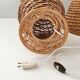 Vintage rattan lamp 1950