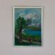 Original Mid Century Swedish Oil on Panel – “London” by Sven Jonsson