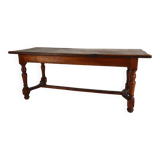 French antique oak farmhouse table – 20th century