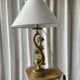 Lampe dauphin en bronze doré style Louis XV