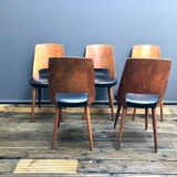 Set de 5 chaises Baumann Mondor