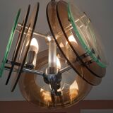 Chrome and glass hanging