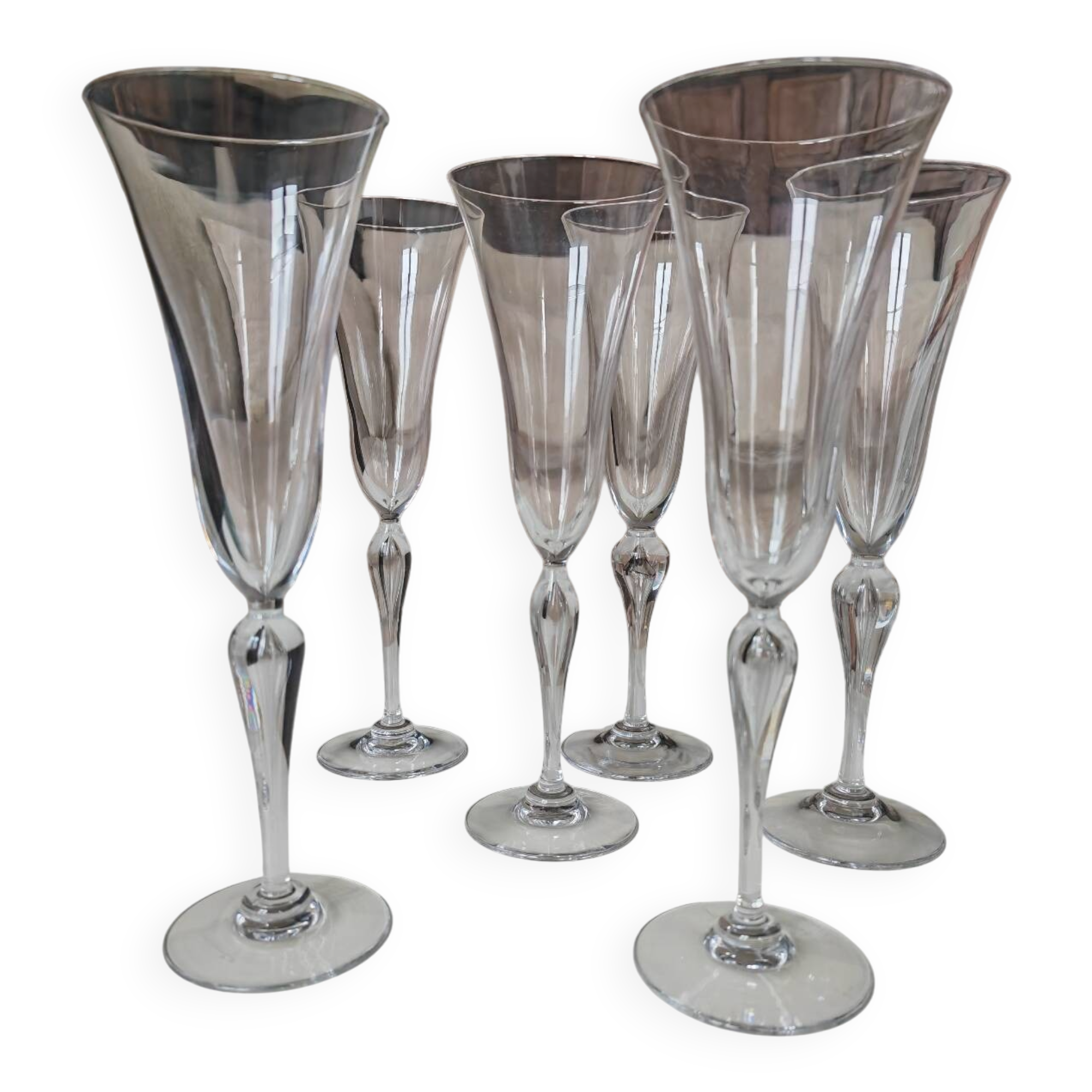 Crystal Champagne Flutes
