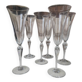 Flûtes à Champagne en cristal