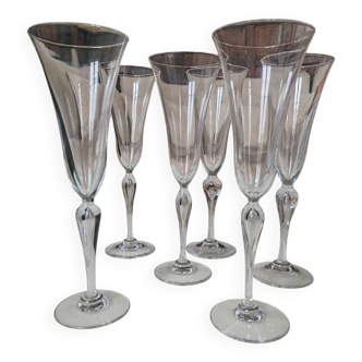 Crystal Champagne Flutes