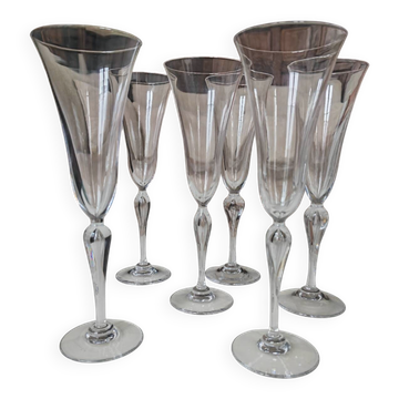 Crystal Champagne Flutes