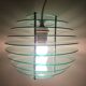 Suspension baladeuse design globe vert vintage