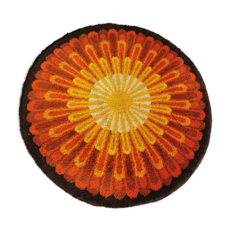 Vintage carpet 70s pure wool