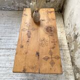 Table basse art populaire Suisse 1900