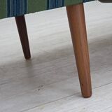 1970s, Danish daybed, furniture wool, solid teak wood, original condition.