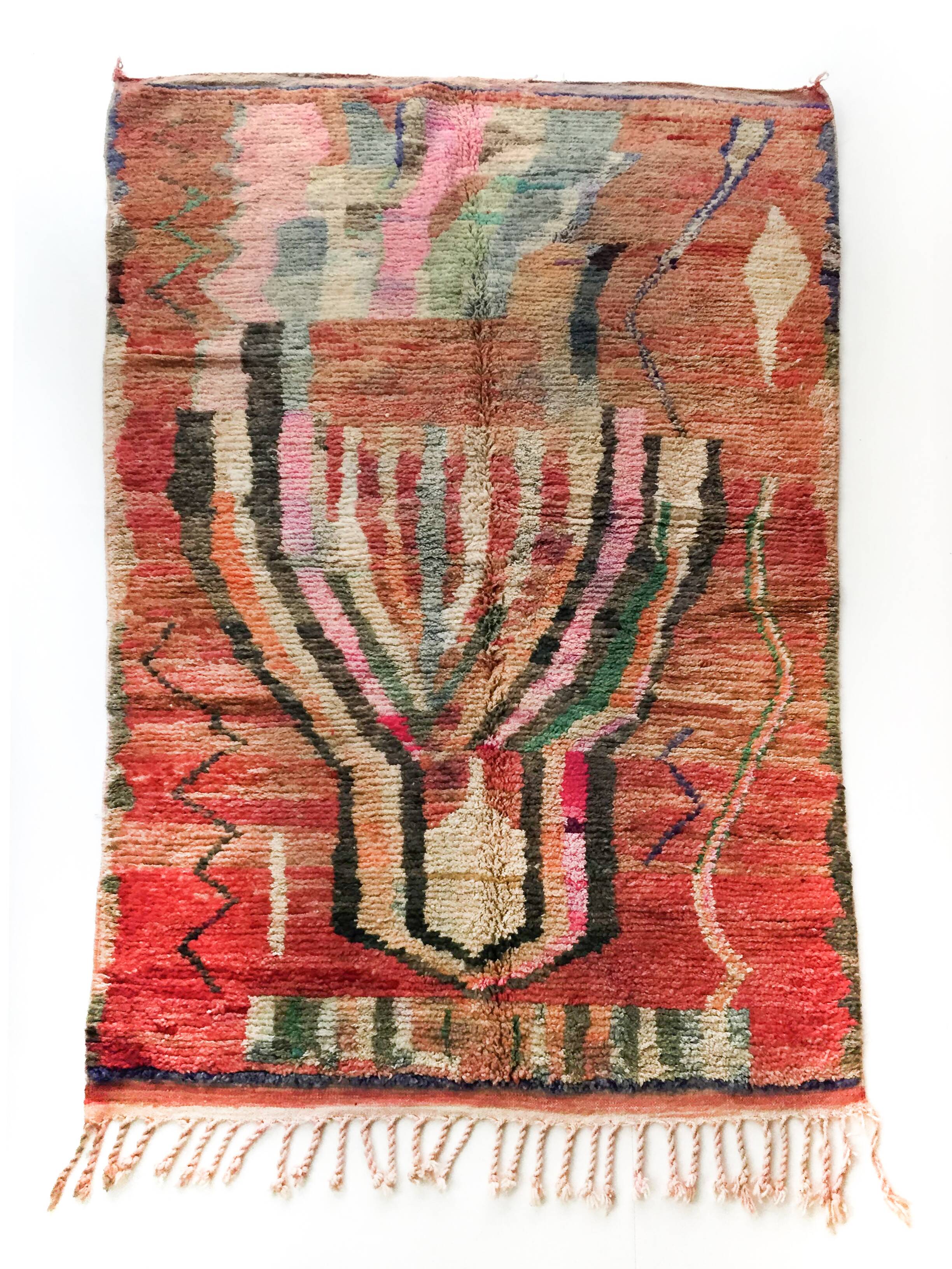 Authentic Moroccan Berber Boujaad rug 2.54x1.60m