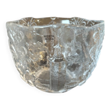 Scandinavian glass bowl Kosta Boda – Nordic relief decoration –