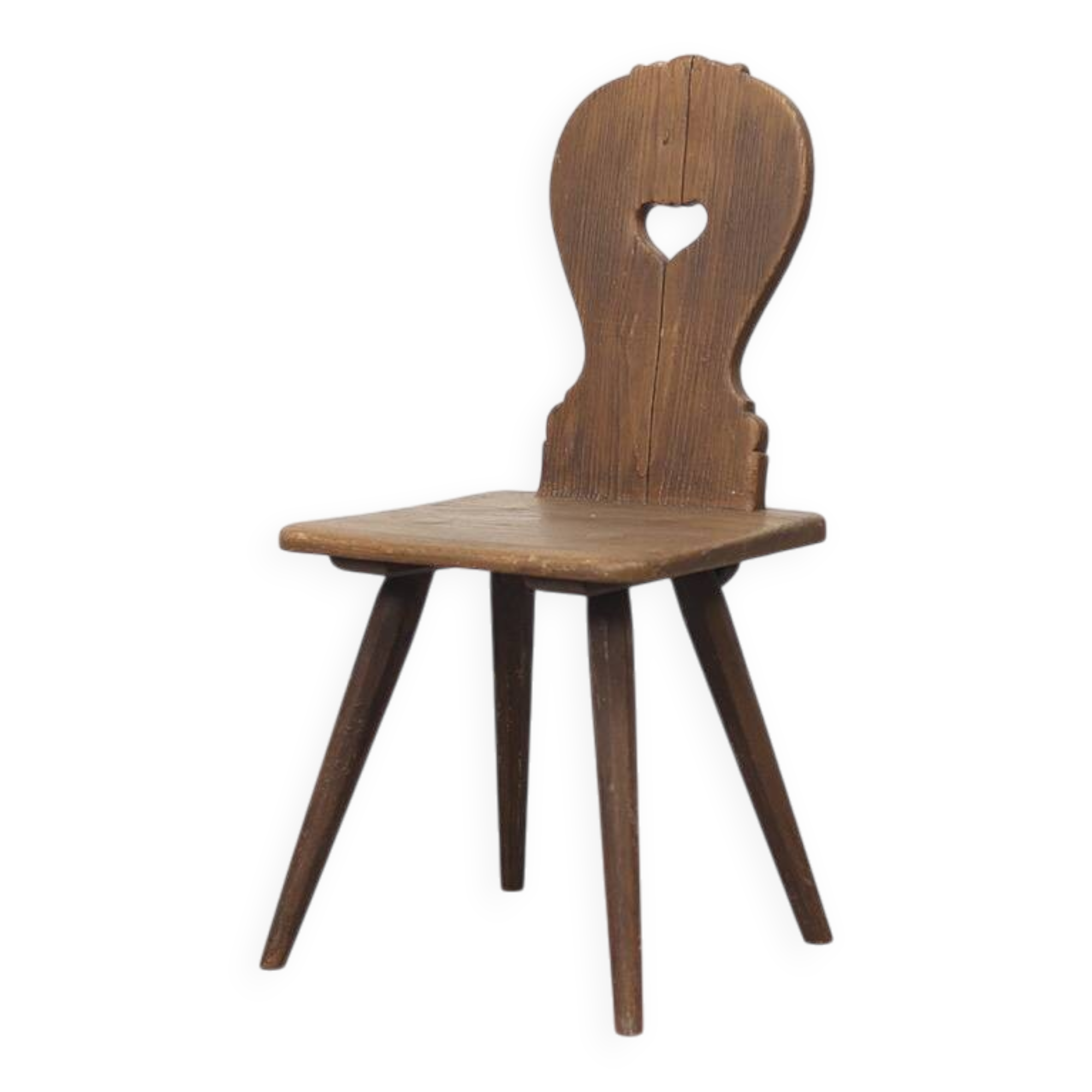Chaise d'art populaire primitif