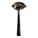 Old sauce spoon, fat and lean, Boulenger, silver-plated metal.