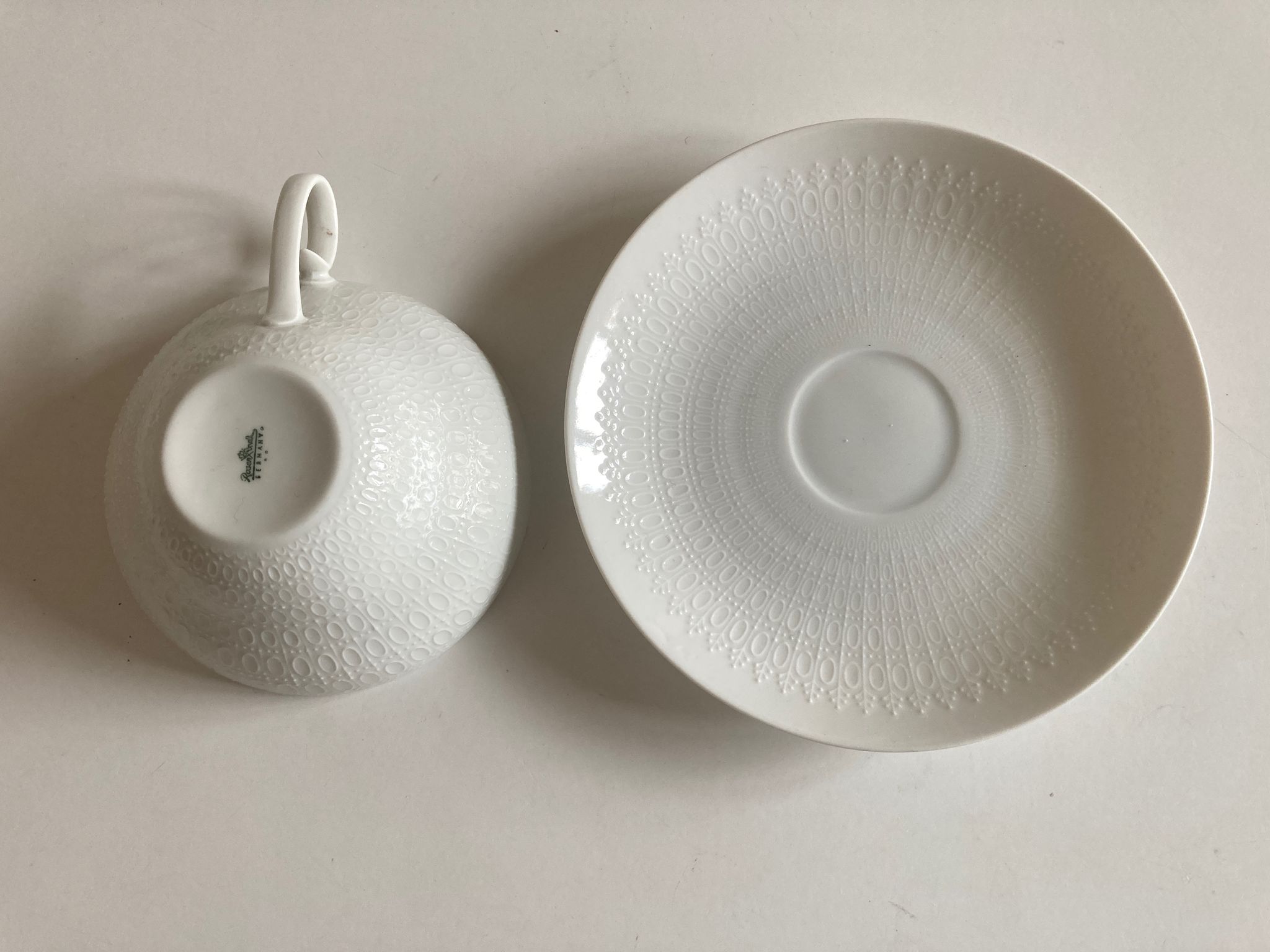 Set of 8 lunches Romance Bjorn Wiinblad for Rosenthal Denmark 1959