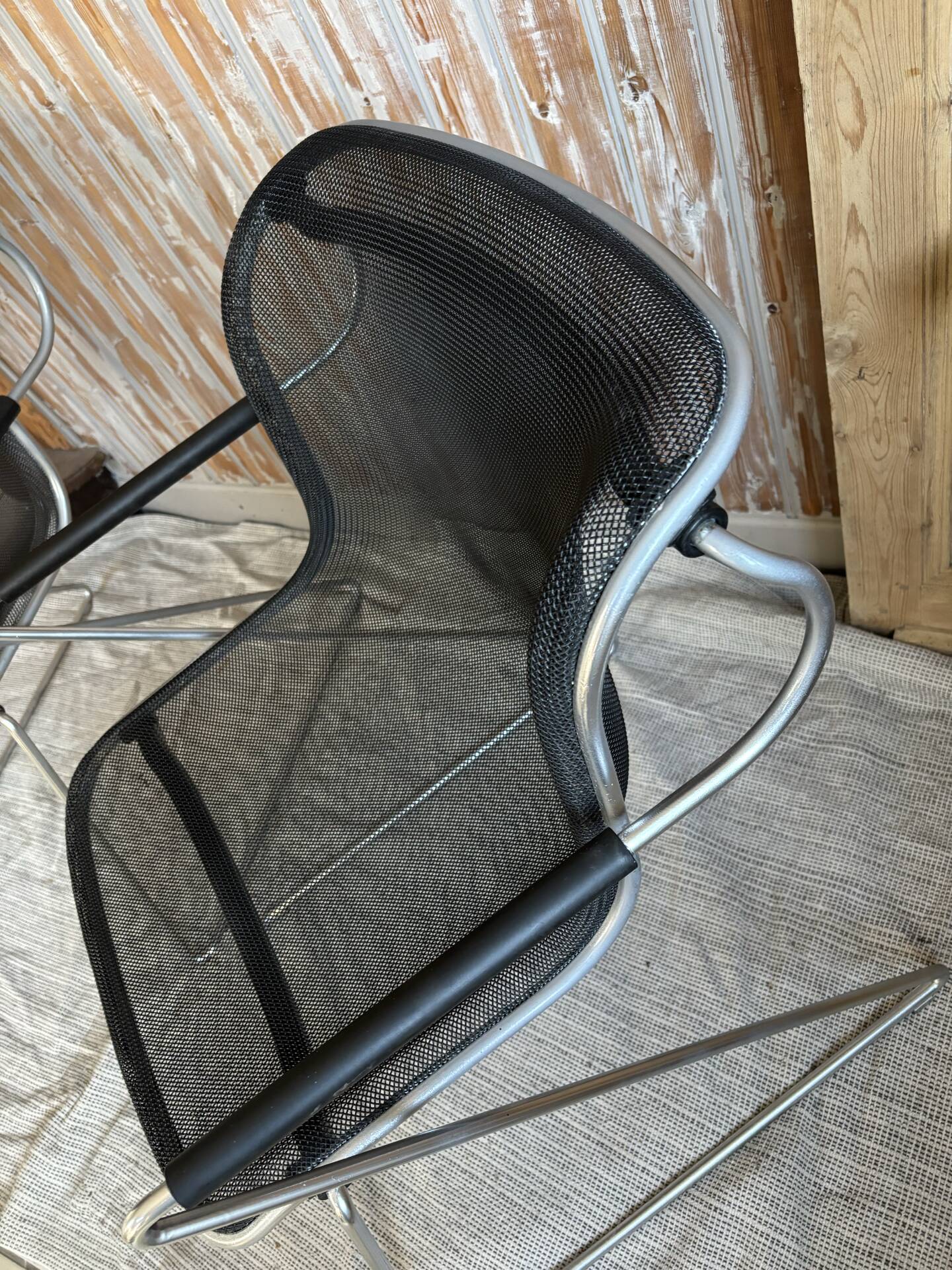 Paire de fauteuils Penelope par Charles Pollock pour Castelli