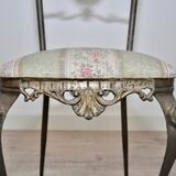 Hollywood regency chiavarine brass side chairs, 1930s, set of 2