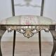 Hollywood regency chiavarine brass side chairs, 1930s, set of 2