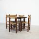 Scandinavian rosewood round dining table